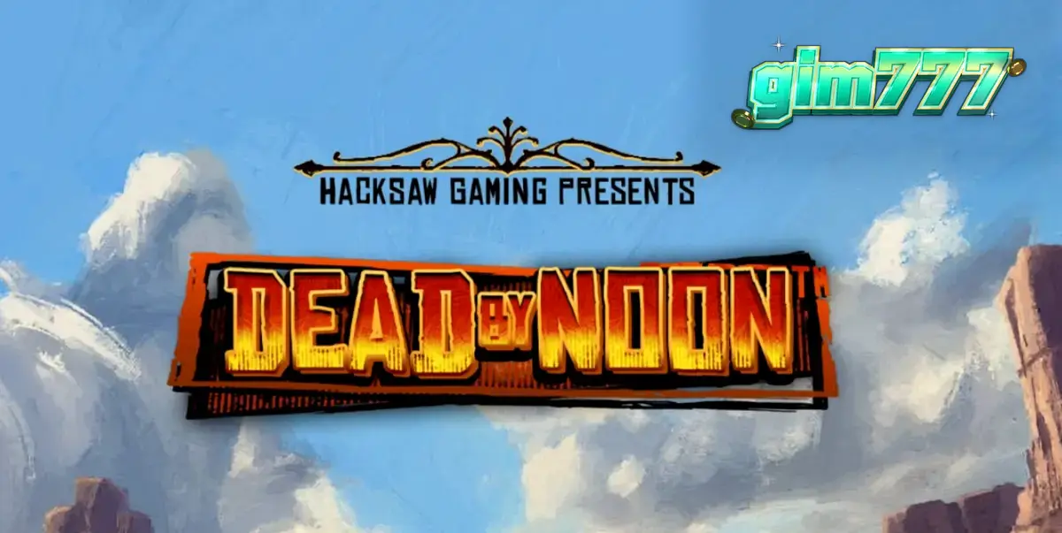Tampilan visual slot Dead by Noon dengan nuansa Wild West yang gersang